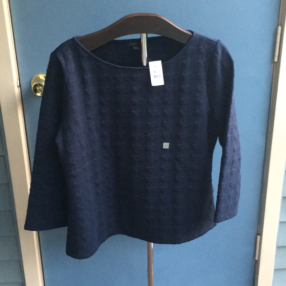 Houndstooth 3/4 Sleeve Top in women